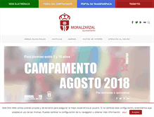 Tablet Screenshot of moralzarzal.es